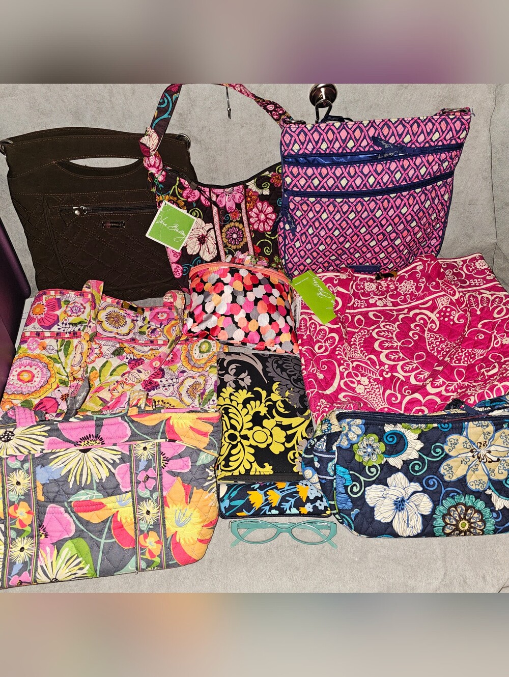 Vera Bradley Lot Of 2 Items Bundle Of Bags - Picture 3 of 3